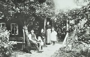 Ældstevej: Rose Cottage, 1890 af English Photographer