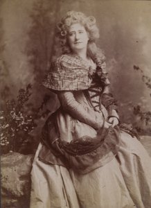 Ellen Terry som Clarisse i Robespierre, Lyceum Theatre af English Photographer