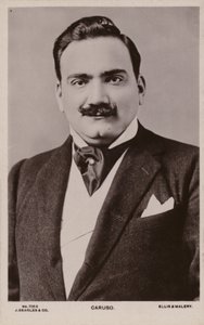 Enrico Caruso, italiensk tenor (1873-1921) af English Photographer