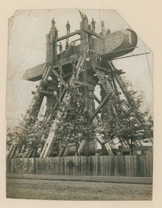 Rejser Cleopatras-nål på Themsens dæmning, 12. september 1878 af English Photographer