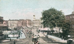 Euston Road i London af English Photographer