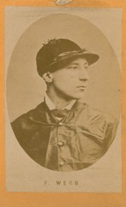 F Webb, jockey af English Photographer