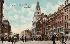 Farringdon Street, Memorial Hall, London (foto) af English Photographer