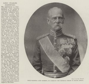 Feltmarskal Lord Roberts til at kommandere de kejserlige styrker i Sydafrika af English Photographer