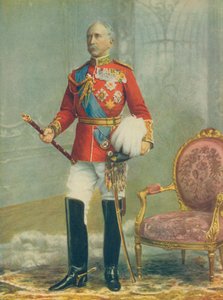 Feltmarskal Viscount Wolseley, øverstkommanderende for hæren. I en feltmarskals fulde kjole af English Photographer
