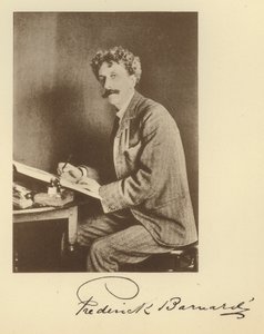 Frederick Barnard (s/h-foto) af English Photographer