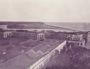 Galle Face and Barracks, Colombo, Ceylon af English Photographer
