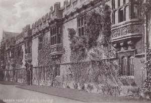 Garden Front St Johns College af English Photographer