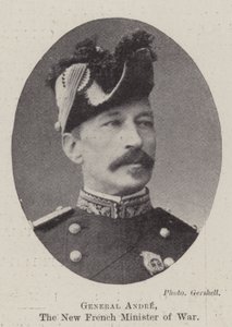 General Andre, den nye franske krigsminister af English Photographer