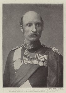 General Sir George White, kommanderende ved Ladysmith af English Photographer