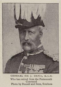 General Sir J Davis, KCB af English Photographer