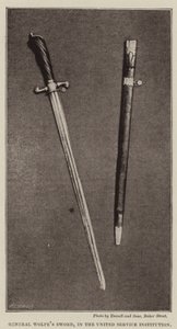 General Wolfes Sword, i United Service Institution af English Photographer