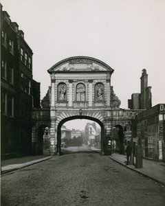 Generel visning af Temple Bar af English Photographer