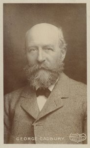 George Cadbury (1839-1922), engelsk chokoladeproducent og forkæmper for sociale spørgsmål af English Photographer
