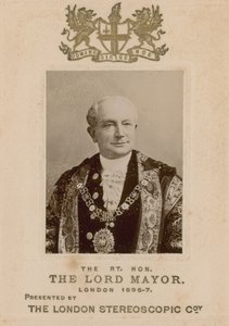 George Faudel-Phillips, den ærede overborgmester i London af English Photographer