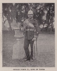 George Tubon II, konge af Tonga af English Photographer