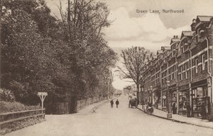 Green Lane, Northwood, nær London (s/h-billede) af English Photographer