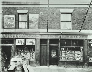 Grønne købmænd, 5 Albert Road 97.0 ALB, 1899 af English Photographer