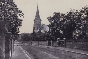 Grove Road og St Judes (s/h-billede) af English Photographer