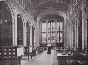 Guildhall Library, med buste af Chaucer af English Photographer
