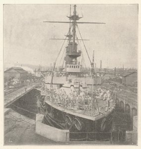 HMS Implacable, bestilt af prins Louis af Battenberg af English Photographer