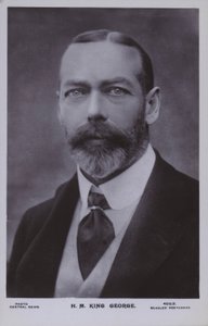HM King George (s/h foto) af English Photographer