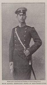 HKH Alfred, arveprins af Sachsen-Coburg-Gotha af English Photographer