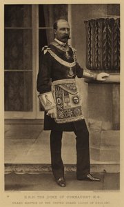 HKH hertugen af Connaught, KG, stormester i den forenede storloge i England af English Photographer