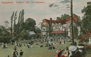 Hampstead, Golders Hill, The Mansion. Postkort sendt den 18. august 1913. af English Photographer