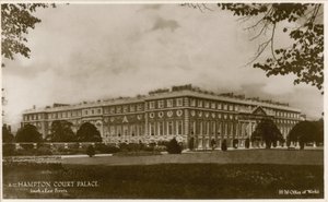 Hampton Court Palace, syd- og østfacader af English Photographer