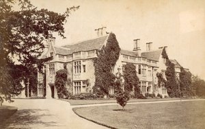 Hannington Hall, Wilts (s/h-billede) af English Photographer