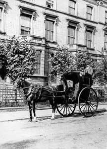 Hansom Cab af English Photographer