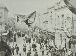 Hare Street: åbning af Woolwich-færgen, 1889 af English Photographer