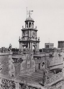Hatfield House, The Clock-Turret (s/h-billede) af English Photographer