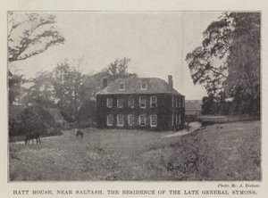 Hatt House, nær Saltash, bolig for afdøde general Symons af English Photographer