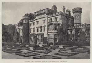 Hawarden Castle, Flintshire, sæde for den ærede W E Gladstone