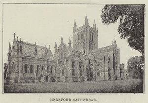 Hereford katedral af English Photographer