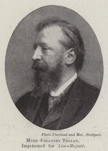 Hr. Johannes Trojan, fængslet for Læse Majestæt af English Photographer