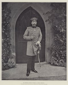 Hans kejserlige majestæt Wilhelm II, tysk kejser af English Photographer