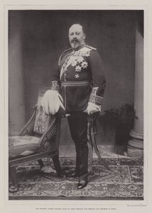 Hans Majestæt Albert Edward, konge af Storbritannien og Irland og kejser af Indien af English Photographer