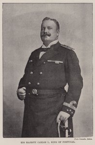 Hans Majestæt Carlos I, konge af Portugal af English Photographer
