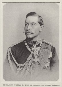 Hans Majestæt Vilhelm II, konge af Preussen og tysk kejser af English Photographer