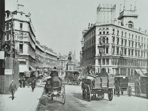 Holborn Circus, City of London, 1890 af English Photographer