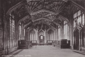 Interior Divinity School, Oxford af English Photographer