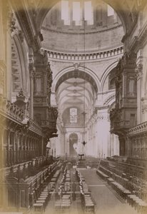 Interiør af St Pauls Cathedral af English Photographer