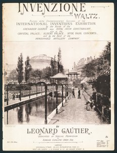 Invenzione Waltz, komponeret til International Inventions Exhibitions, Kensington, 1885 af English Photographer