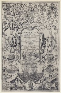 J Linschoten, Discourse of Voyages, J Wolfe 1598 (s/h-foto) af English Photographer