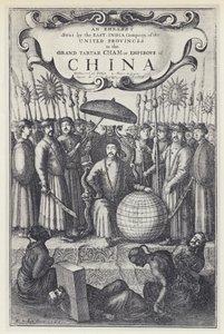 J Nieuhof, en ambassade sendt af East India Company til Kina, Tr J Ogilby 1673 (s/h foto) af English Photographer