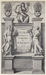 J Rea, Flora, Ceres og Pomona, R Marriott 1665 (s/h-billede) af English Photographer