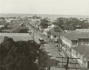 Jamaica: Old King Street set mod syd, Kingston (s/h-foto) af English Photographer